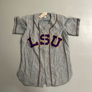 LSU Baseball Jersey Ebbets Field Flannels